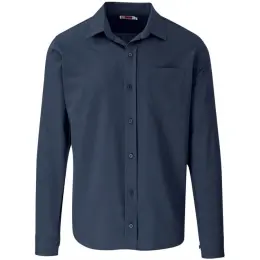 Mens Long Sleeve Kensington Shirt Navy